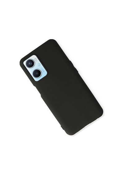 Oppo A96 Uyumlu Kılıf First Silikon - Siyah