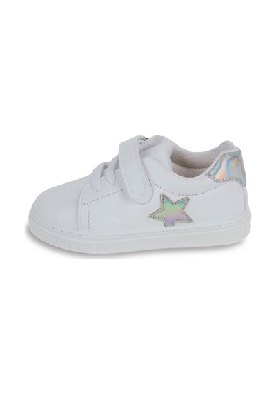 First Step S-1000 Yıldızlı Cırt Cırtlı Kız Bebek Günlük Spor Ayakkabı Beyaz - Gümüş First Step S-1000 Yıldızlı Cırt Cırtlı Kız Bebek Günlük Spor Ayakkabı Beyaz - Gümüş