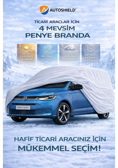 Volkswagen Caddy Penye Branda Garaj Branda Örtüsü Dayanıklı Kalın Penye Branda Otomobil Çadır Branda