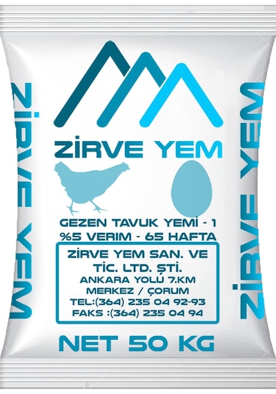 Gezen Tavuk Yumurta Yemi -1 %5 Verim-65 Hafta