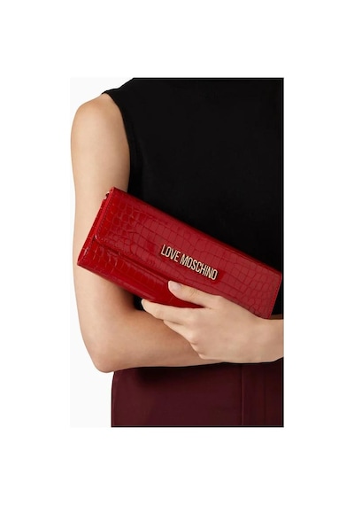 Love Moschino Omuz Çantası Croco Jc4294pp0lkj0500 Kırmızı