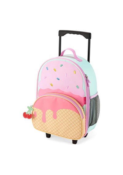 Skip Hop Spark Style Dondurma Tekerlikli Çanta Pembe
