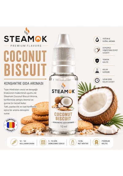 Steamok Coconut Biscuit Aroma