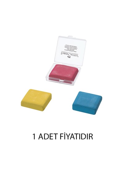 Plastik Kutulu Hamur Silgi Renkli