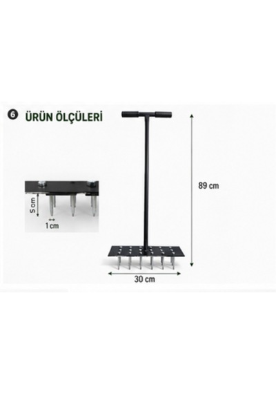 Çim Delme Ve Havalandırıcı