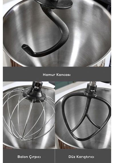 Karaca Maestrochef Stella 1500 W Stand Mikser