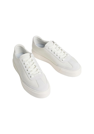 Calvin Klein Basket Cupsole Lup Wt Deri Beyaz Erkek Sneaker-15178