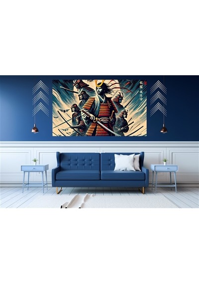 Ti-play Ayışığı Muhafızları 60x90cm Modern Samuray Pvc Çerçevesiz Tablo