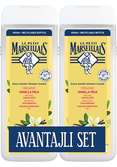 Le Petit Marseillais Vanilya Sütü Duş Jeli 2x400 Ml 2 Adet Diğer