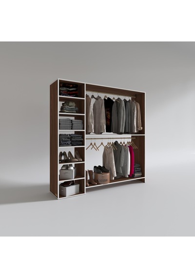 Kenzlife giysi dolabı abdurrahman 180*180*40 cvz gardırop