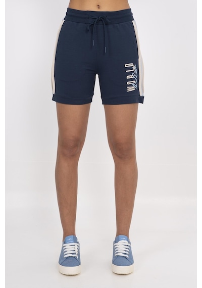 Maraton Sportswear Regular Kadın Basic Navy Şort 21159-navy