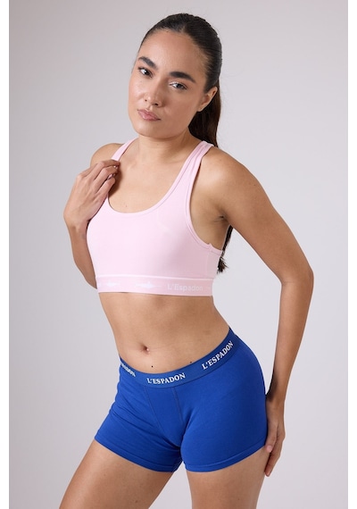 Racer Crop Top Racer Back Crop Top-3'li Avantaj Paketi-3399 Pembe