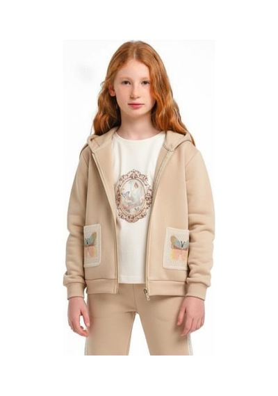 Xo Kids Kız Çocuk Eşofman Takım 1-5 Yaş 7034 Bej