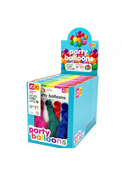 30 Paket - 5pcs Orta Boy Renkli - 30cm Party Balon Toptamda 150 Adet Balon 5286