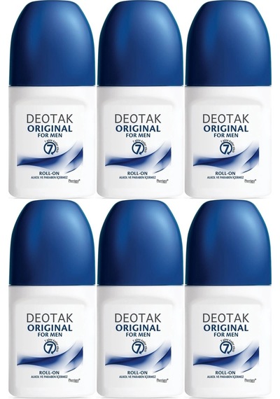 Deotak Roll-on 35ml Original Formen/erkek 6 Lı Set