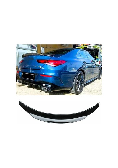 Mercedes Cla W118 Psm Bagaj Üstü Piano Black Spoiler