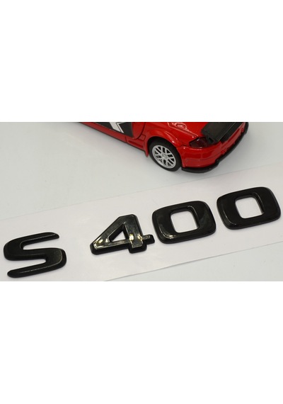 S 400 Bagaj Parlak Siyah ABS 3M 3D Yazı Logo