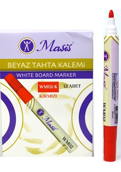 Masis Beyaz Tahta Kalemi 12'li Kutu