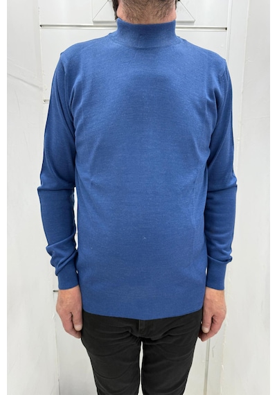 Santa Dmctekstil Erkek Snt-004 Düz Spor Kesim Normal Kalıp Yarım Balıkçı Yaka Kışlık Yünlü Kazak İndigo Santa Dmctekstil Erkek Snt-004 Düz Spor Kesim Normal Kalıp Yarım Balıkçı Yaka Kışlık Yünlü Kazak İndigo