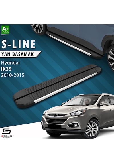 S-dizayn Hyundai Ix-35 S-line Aluminyum Yan Basamak 173 Cm 2010-2015 A+ Kalite