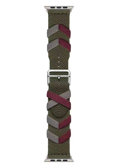 Watch 40mm Rhn Uyumlu Rhn Frm Krd-97 Sarmal Örgü Tasarımlı Kordon-lacivert