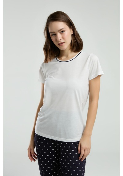 Arnetta Kadın Beyaz Pijama Takımı Ar3224-s-v2 Beyaz