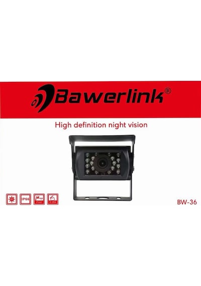 Bawerlink-bw-36 Kamyon İş Makinesi Arka Büyük Kasa Gece Görüşlü Kamera