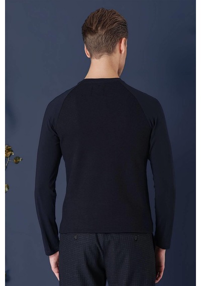 Efor Ts 872 Slim Fit Lacivert Spor T-shirt Lacivert