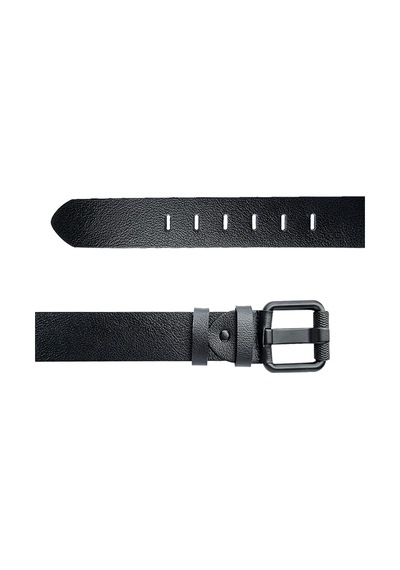 Rich Smith Hakiki Deri Kemer Erkek Spor Siyah Roll Toka 4.2 CM / Rs1016 Siyah