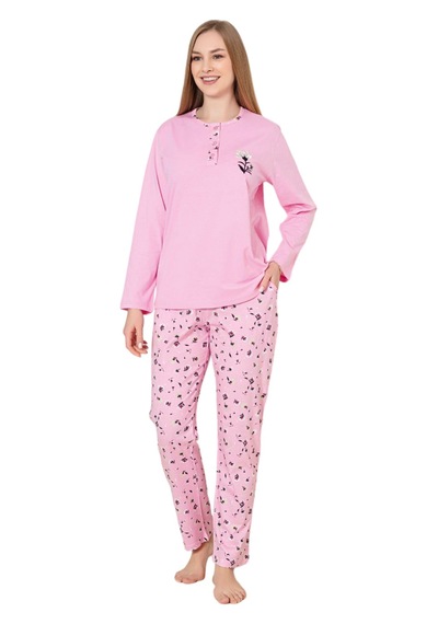 Abbas Erdem Erdem Pijama Takımı Dfn002 PEMBE
