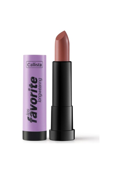 Lexroo Lips Favorite Longwearing Lipstick Kalıcı Ruj 306 Here Kitty Kitty, Kahverengi