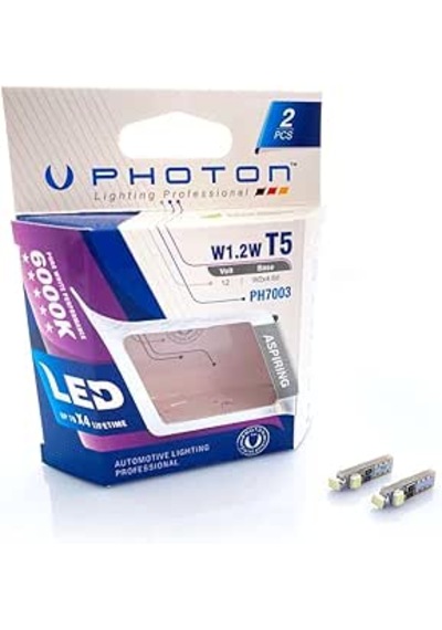 Dipsiz Photon T5 12/24v 1.2w Canbus 3'lü Ph7003 Led