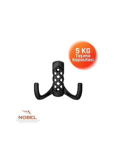 Karatay Askı, Metal Vestiyer Askısı, 49 Gr, Dolap Ve Duvar Askılığı, Matsi Yah Vidalı