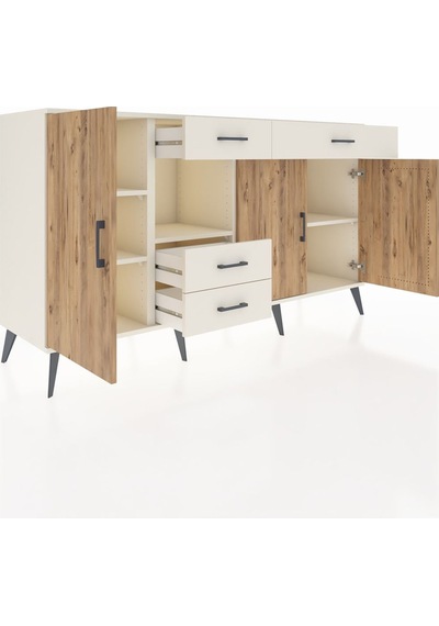 Hyperion Konsol 4 Raflı 4 Çekmeceli 3 Kapaklı 176x44x99 Aytaşı-çam/aytaşı Aytası/atlas Çam - Aytası Hyperion Konsol 4 Raflı 4 Çekmeceli 3 Kapaklı 176x44x99 Aytaşı-çam/aytaşı Aytası/atlas Çam - Aytası