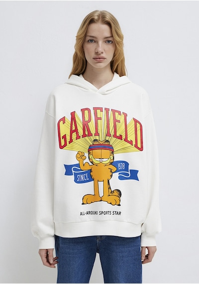 Mavi - Garfield Baskılı Ekru Sweatshirt 1s10530-80194 Ekru