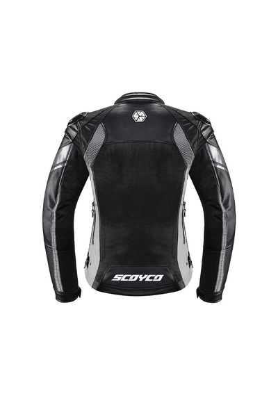 Scoyco Jk152w Motosiklet Montu Kadın 4 Mevsim Dayanıklı Pu Kumaş Motorcu Mont Women Grey