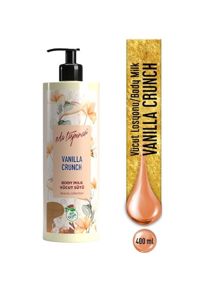 Eda Taşpınar Yoğun Nemlendirici ve Yumuşak Cilt Etkisi Vanilla Crunch Vücut Losyonu 400 ML