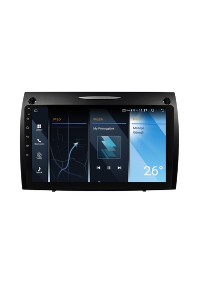 Mercedes Benz Slk Android Multimedya Sistemi 2008-2011 Crv-4863xa 9"