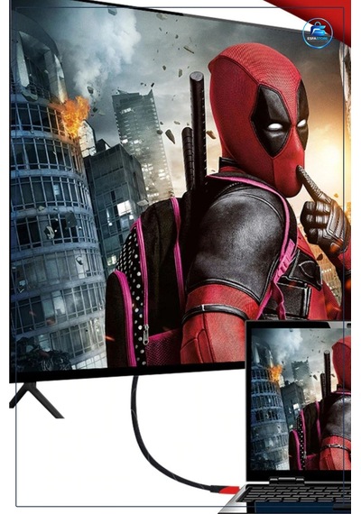 Hdmı Kablosu Full Hd Sargılı Görüntü Aktarma Ses Destekli Uydu Bi