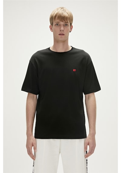 Bad Bear Birthday Oversize T-shirt Siyah Basic Erkek Tişört Siyah
