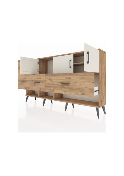 Arges Konsol 3 Raflı 5 Çekmeceli 3 Kapaklı 176x30x99 Çam-aytaşı/çam Aytası/atlas Çam - Atlas Çam Arges Konsol 3 Raflı 5 Çekmeceli 3 Kapaklı 176x30x99 Çam-aytaşı/çam Aytası/atlas Çam - Atlas Çam