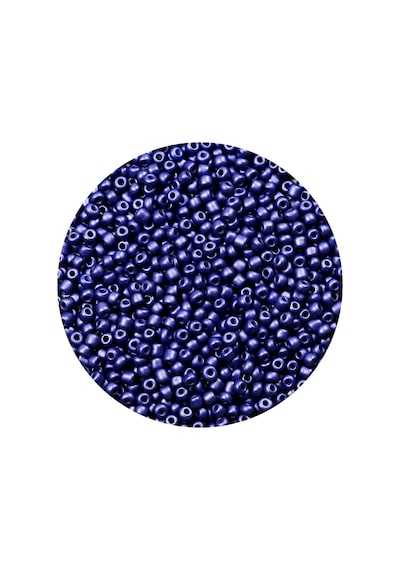 Lacivert Renk 4 Mm Yaklaşık 220 Adet/20 Gram Cam Boncuk Oya Yazma Bileklik Ve Kolye