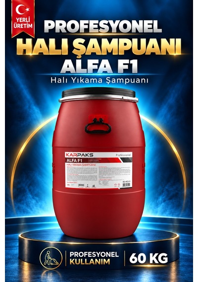 Alfa F1 Ultra Halı Yıkama Şampuanı 60kg Tekli