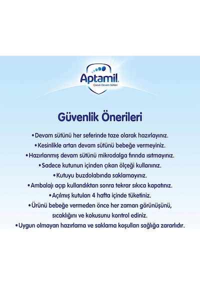 Aptamil 3 Çocuk Devam Sütü 800 G