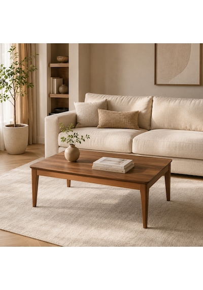 Ganni Home Porto Orta Sehpa Ceviz Ceviz Gürgen İskeletli, Geniş Yüzeyli Modern Ve Zamansız Tasarım Ceviz-ceviz Ganni Home Porto Orta Sehpa Ceviz Ceviz Gürgen İskeletli, Geniş Yüzeyli Modern Ve Zamansız Tasarım Ceviz-ceviz