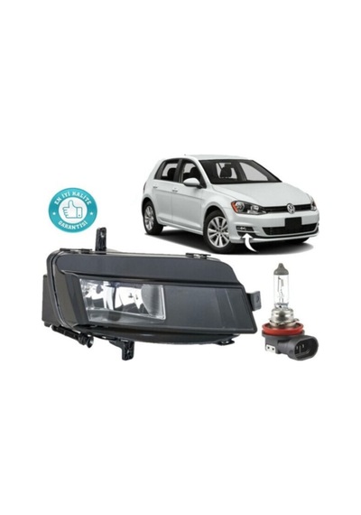Vager Vw Golf 7 2012-2017 Sis Farı Aydınlatması Işığı Sağ Taraf Ampüllü