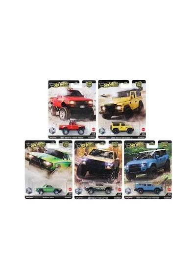 Hot Wheels Premium Car Culture Off Road 976h 5'li Set Çok Renkli