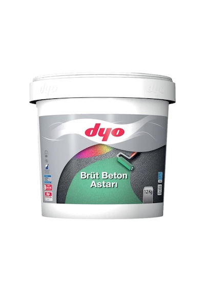 Dyo Brüt Beton Astarı 12 Kg Yeşil