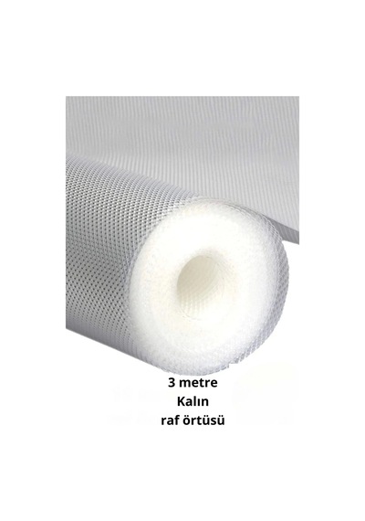 Premium 3 Metre Pıtırcıklı Kaydırmaz Şeffaf Raf Örtüsü Halı Kaydırmaz 45 Cmx3m Kalın Kal %100 Pamuk Diğer