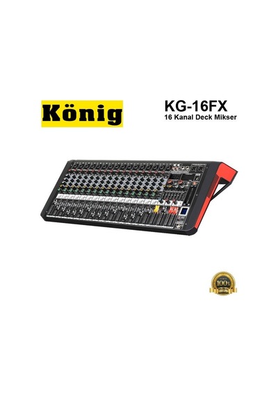 König Kg-16Fx 16 Kanal Deck Mikser.
